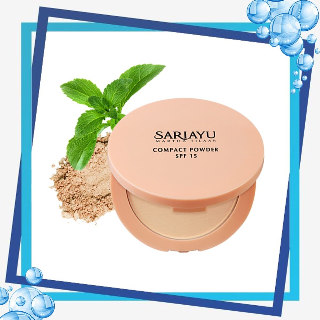 Sariayu Compact Powder SPF15 Kuning Natural Bedak Padat BPOM