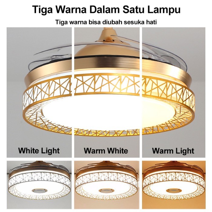 Lampu Plafon Kipas Angin Lampu Gantung Plafon Lampu Hias Gantung Remot Murah