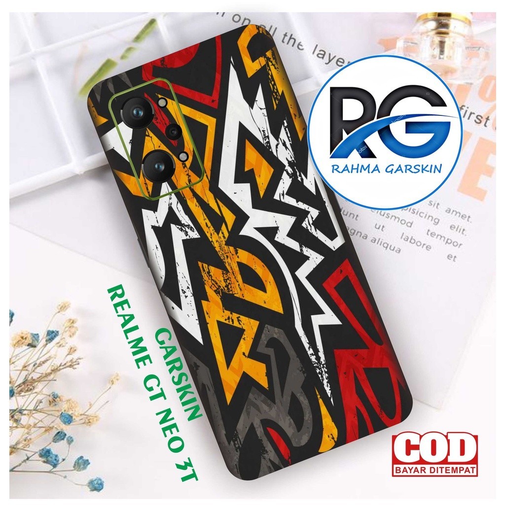 

*PromoTerjangkau* Realme GT Neo 3T Garskin Wrap Stiker Premium / X Casing Case COD