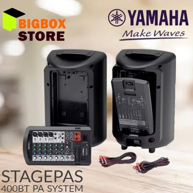 Murah Speaker Portable Yamaha Stagepass 400 Bt / Stagepass-400Bt