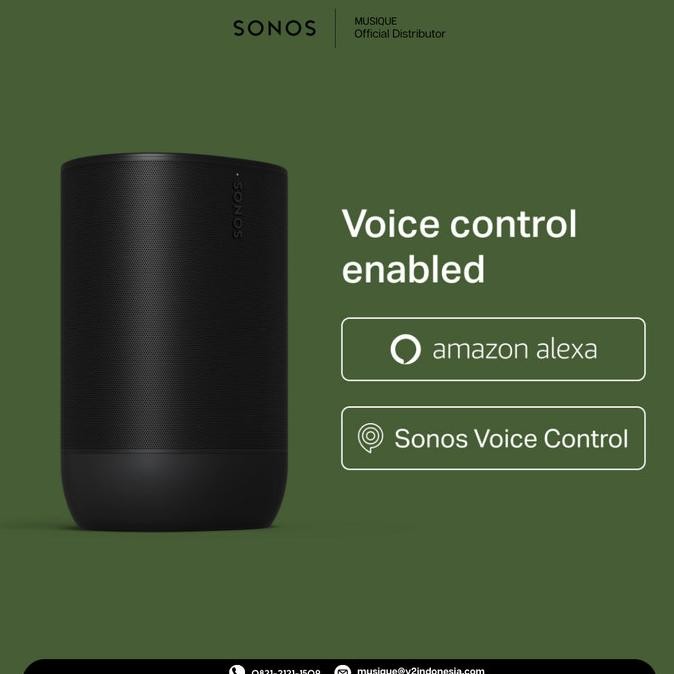 Grosir Sonos Move 2 Speaker For Sound Anywhere Bluetooth And Wifi