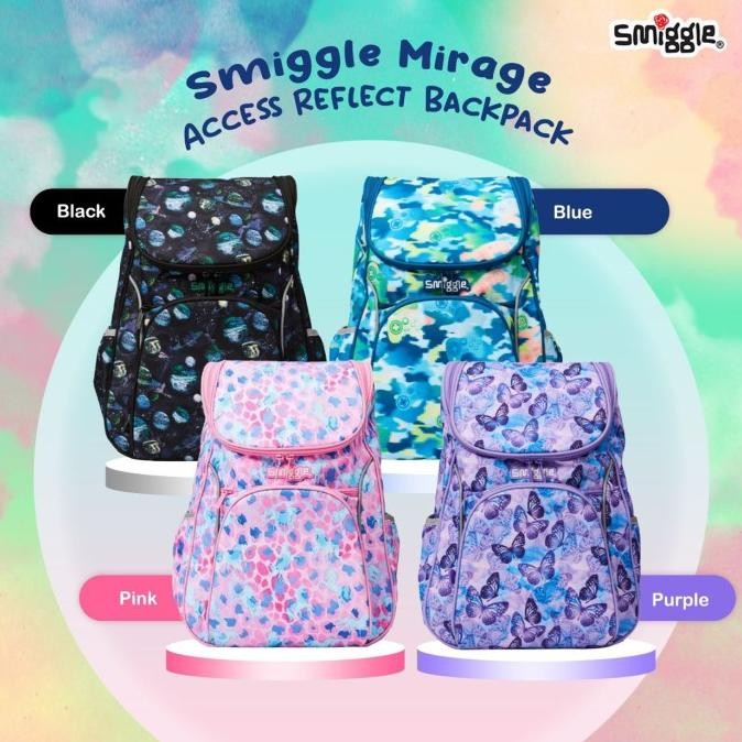 Murah Smiggle Mirrage Access Backpack/Smiggle Import Ransel Sd