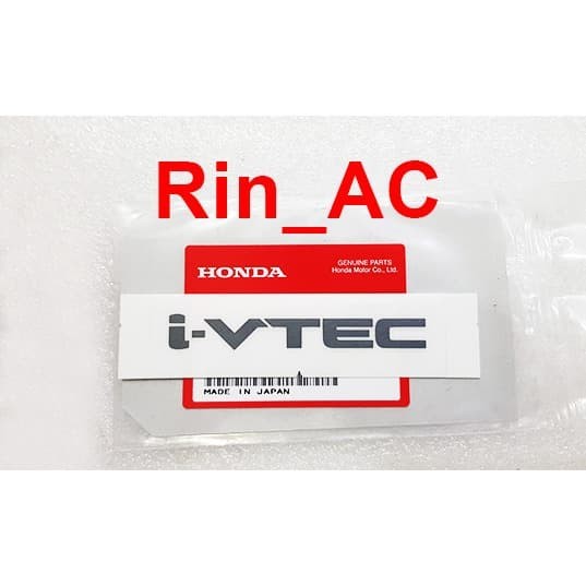 Sticker Stiker Emblem Logo i-vtec Kaca Belakang Honda CRV Gen 3 IVTEC