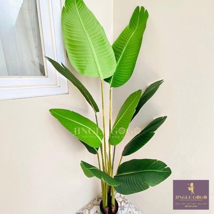Pohon Pisang Artificial Tanaman Hias Palsu Pohon Plastik Tinggi