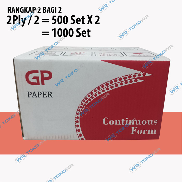 

Kertas Continuous Form Rangkap 2 bagi 2