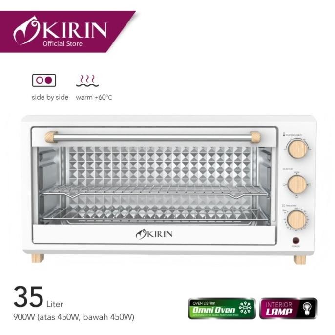 KIRIN Oven Listrik Wide Beauty 35L - KBO-350WB