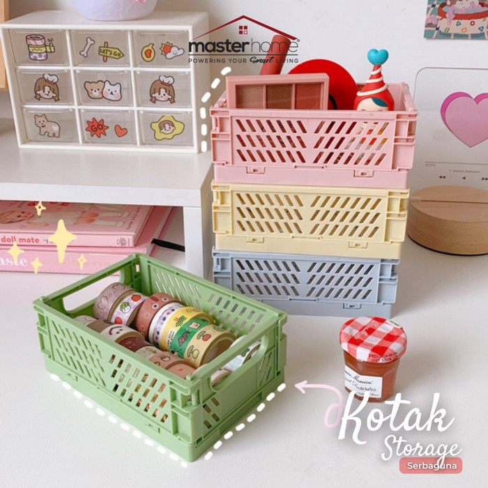 

Keranjang Mini Lipat | Kotak Penyimpanan | Wadah Penyimpanan