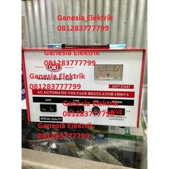 Stabilizer /stavol Regulator Listrik OKI 1500 watt Stabiliser 1500watt