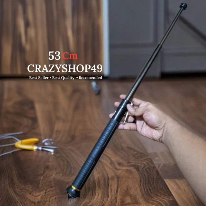 Baton Stick Automatic Solid Titanium Steel 26 Inch Tactical - TS 53cm