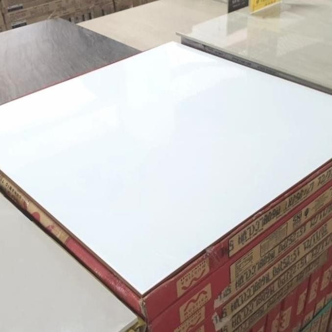 Keramik lantai putih polos 60x60 terlaris E82JA