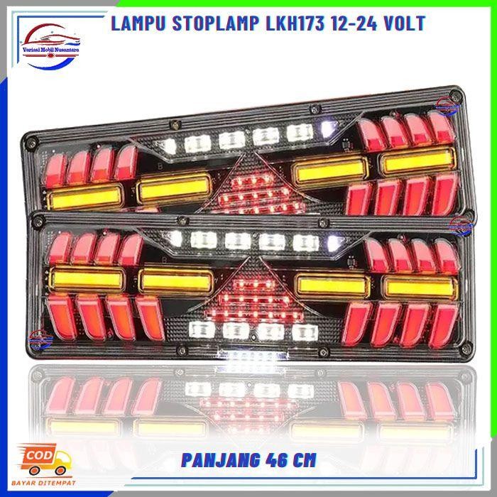 Lampu Stoplamp Rem Stop Lamp Led Belakang Seint Running Variasi Mobil Truk Truck Canter Dyna 12 Volt