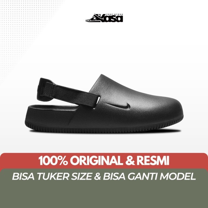 Sandal Pria Nike Calm Slide Mules Black