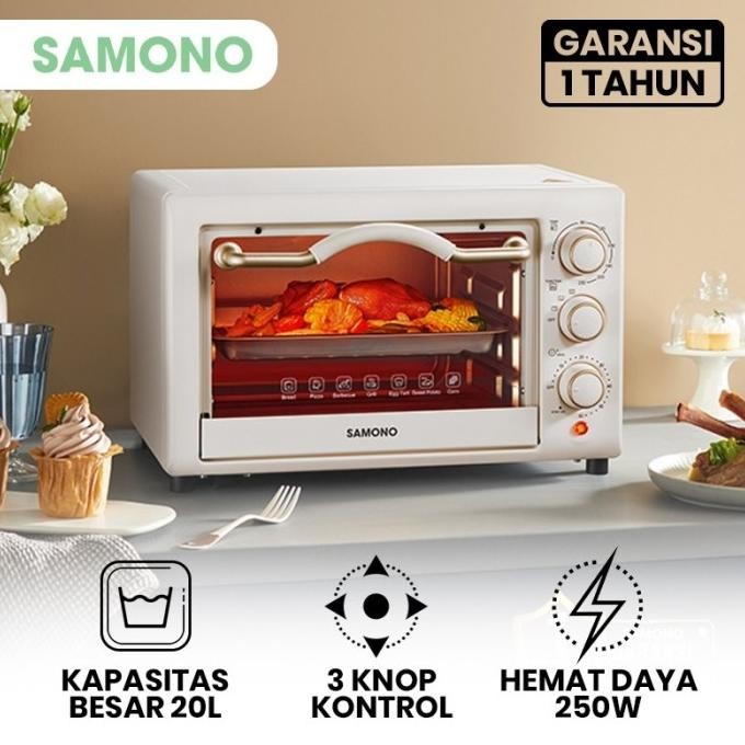 Samono Elektrik Oven Toaster Low Watt SWEOW20