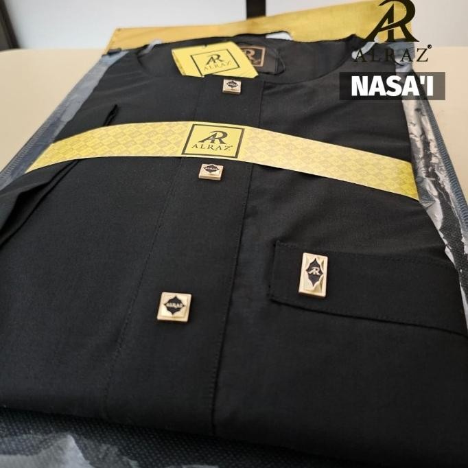 Jubah Haramain Alraz Al Raz Oblong Lengan Pendek Premium Terlaris