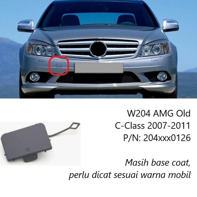 Lubang Towing Bumper Tow Derek Cover Mercy W204 Mercedes C200 AMG
