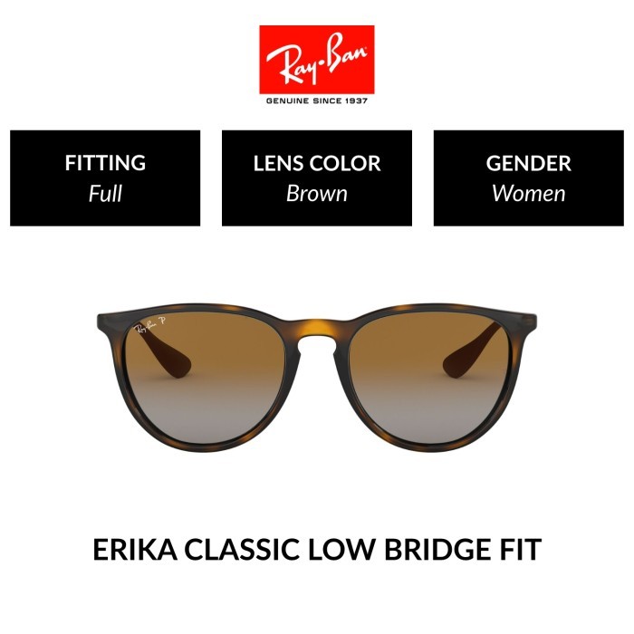 RAY-BAN ERIKA POLARIZED RB4171F 710/T5 Full Fitting Sunglasses