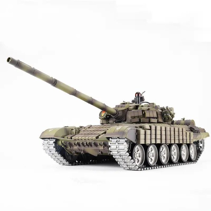 Henglong Rc Tank Russian T72 Millitary 3939-1 Pro Upgrade 1/16 Scale