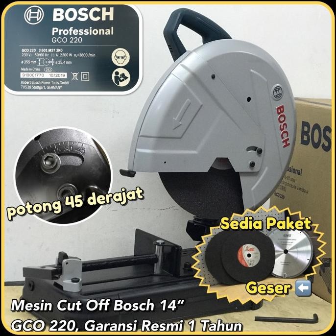 Mesin Gerinda Potong Besi 14" Bosch GCO 220 GCO220 Cut Off 14"