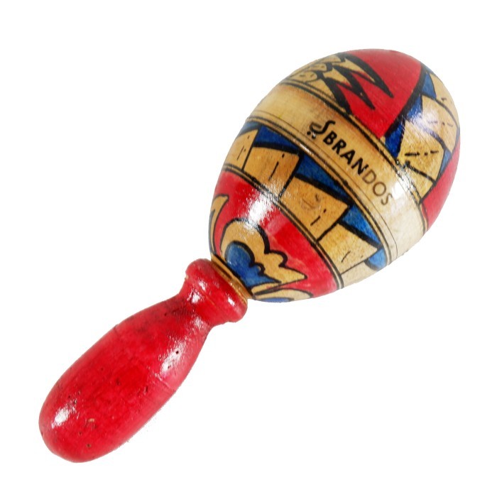 Marakas Kayu Shaker BRANDOS Maracas Perkusi Kecrekan MK