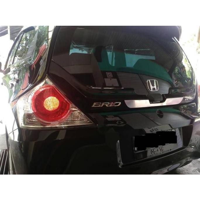 Ducktail Honda Brio Warna Hitam / Aksesoris Spoiler Kaca Belakang