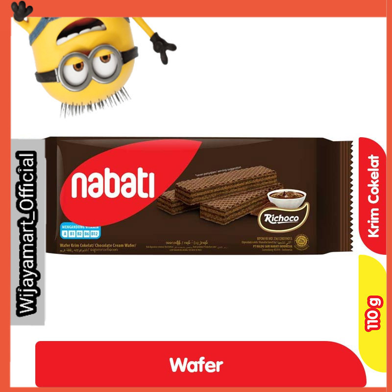 

nabati Richoco Wafer Krim Cokelat 110 g