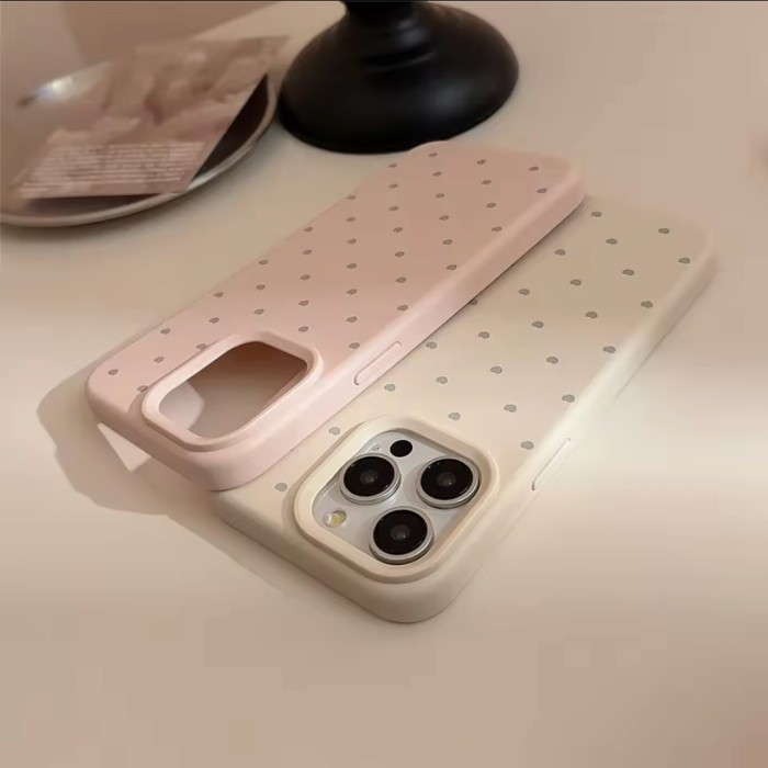

SALE TERLARIS SIMPLE PASTEL LITTLE HEARTS PATTERN CASE IPHONE 13 14 15 I6 PRO MAX PLUS READYY