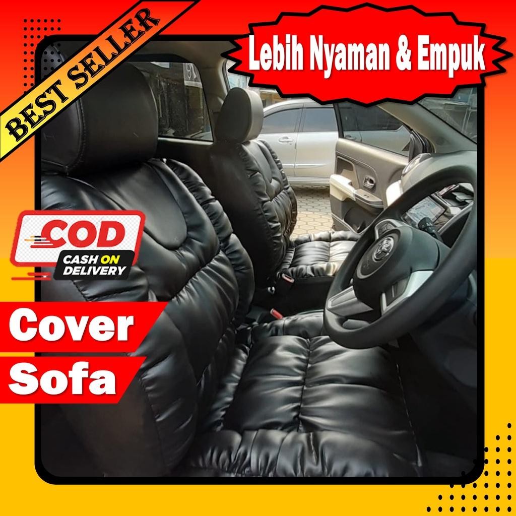Sarung Jok Sofa Mobil Avanza 2013-2015 Xenia 2013-2015 Bahan Kulit Syntetic Anti Air Full Set 3 Bari