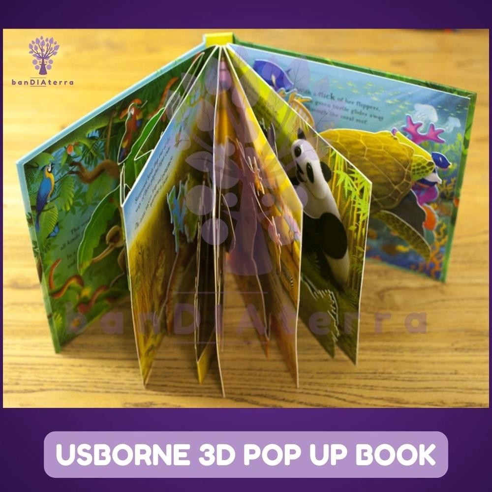 

VIRAL Bandiaterra Usborne 3D Pop Up Activity Book / Buku Poup Up 3 Dimensi Anak ank-48