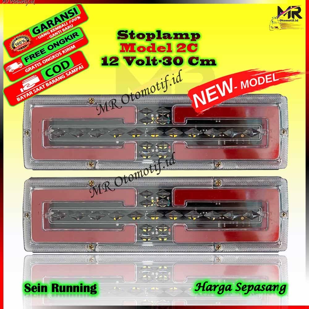 Lampu Rem Belakang Stop Lamp Led Model 2C St 1241 Truk Canter Hino Pickup Pikup L300 New Carry Granm