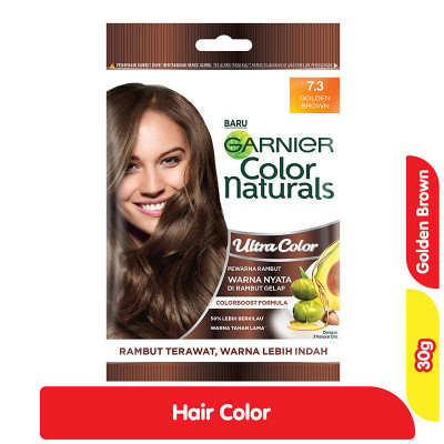 Garnier Ultra Color Pewarna Rambut 7.3 Golden Brown 30 g