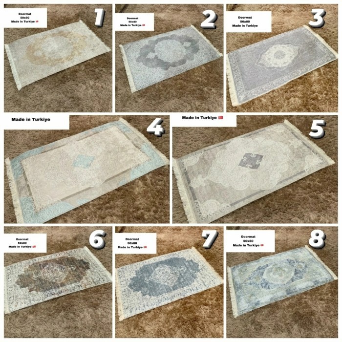 Diskon Keset Turki 50X80 / Door Mate Import Mewah Keset Soft