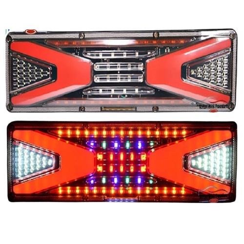 Stoplamp Led Truk Trailer 24V Lampu Belakang Rem Mobil Canter Truck