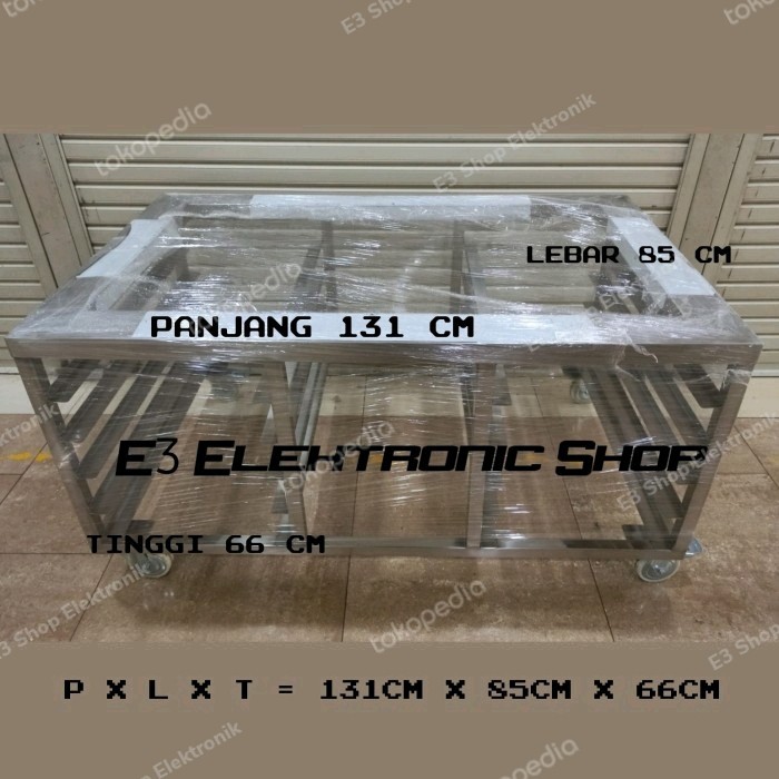 PROMO Meja Kaki Oven Gas dan Rak Loyang