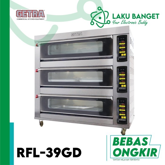 TERLARIS Gas Baking Oven 9 Tray Getra RFL 39GD /Oven Gas 9 Loyang Getra RFL39GD