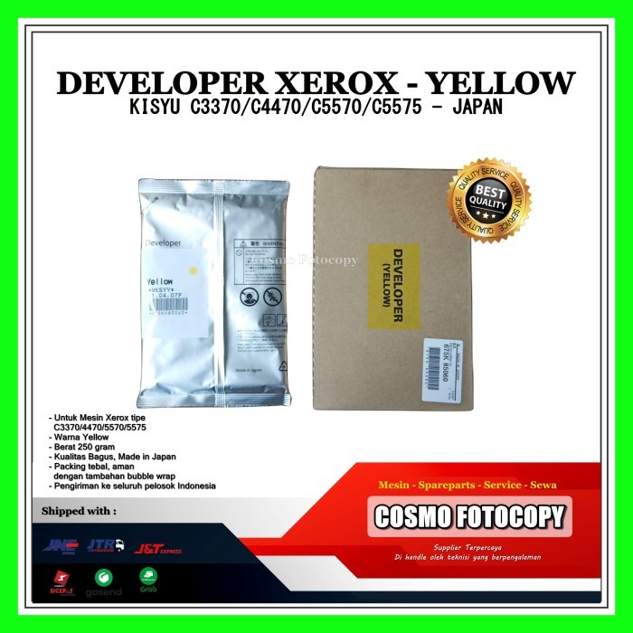 DEVELOPER XEROX C3370/4470/5570 YELLOW - JAPAN
