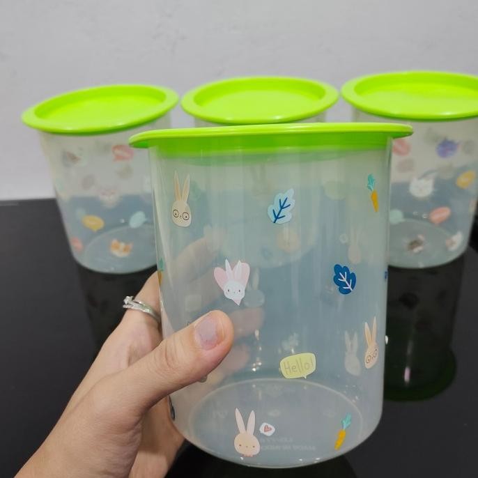 Toples Plastik Cantik Toples Set Toples Kue Lebaran Toples Motif isi 4