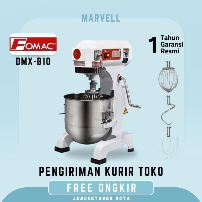 Mixer Roti 10 Liter Fomac Dmx-B10 Mixer Planetary 10 Liter