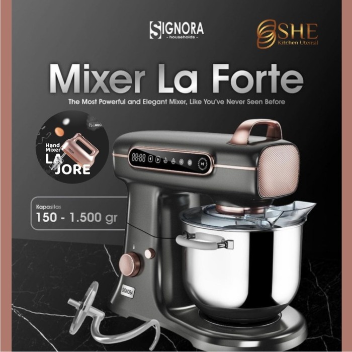 Mixer La Forte Signora Stand Mixer Heavy Duty terbaru Signora