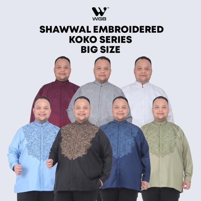 WGB Koko Panjang Pria Big Size Ukuran Jumbo XL XXL XXXL