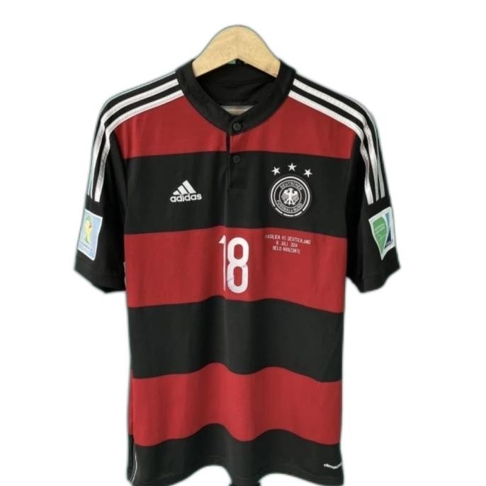 Kroos #18 Germany Away Jersey World Cup 2014 Original Timnas Jerman WC