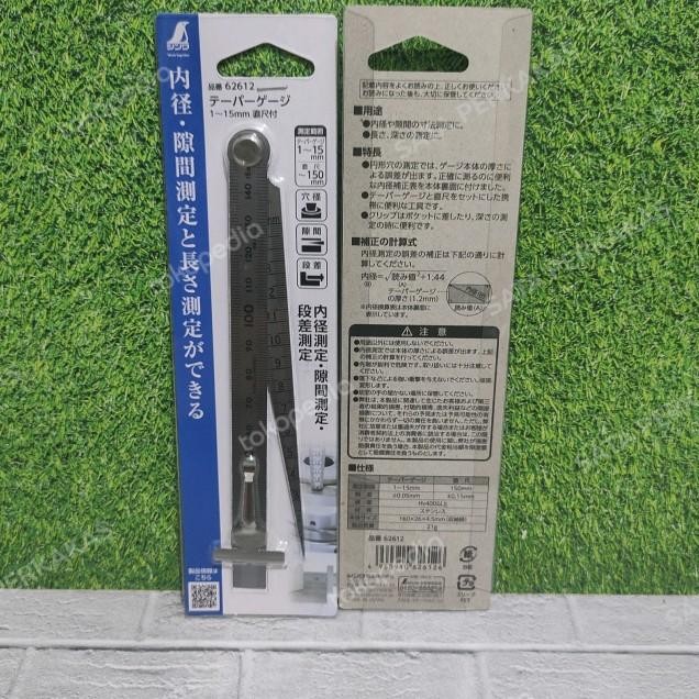 

Taper Gauge 115 Mm Ggari 15 Cm Tainle Teel Hinwa 62612