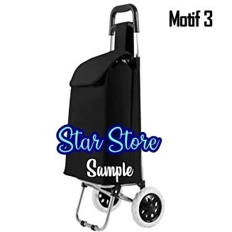PROMO Tas Keranjang Belanja Fashion Roda 2