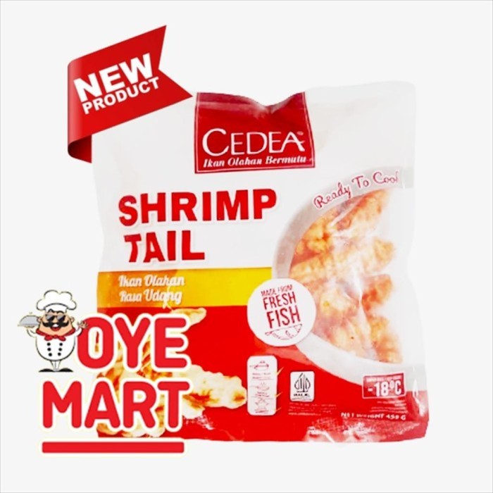 

CEDEA SHRIMP TAIL 450GR / IKAN OLAHAN RASA UDANG