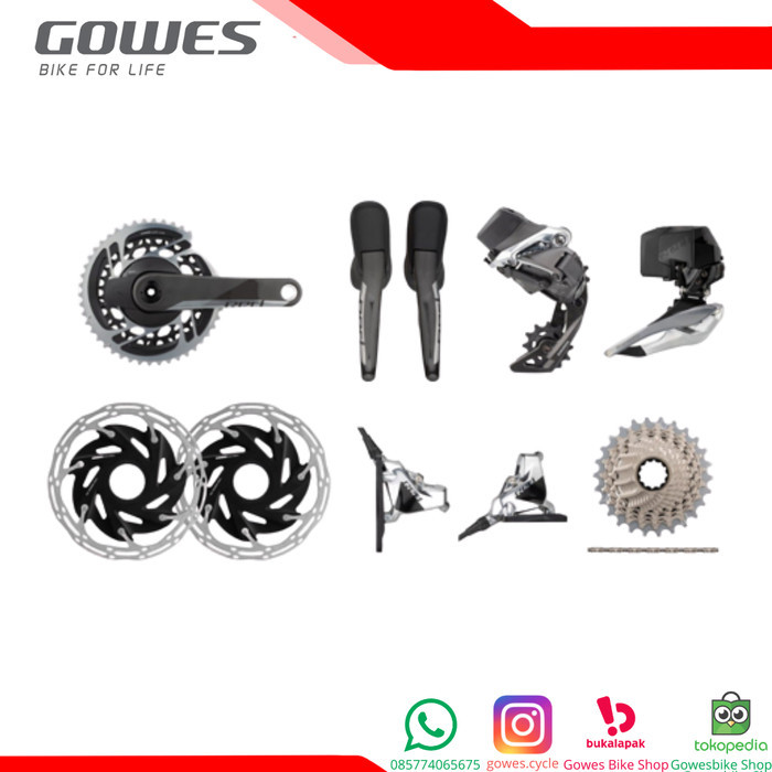 BARU GROUPSET SRAM RED AXS ETAP HYDROLIC