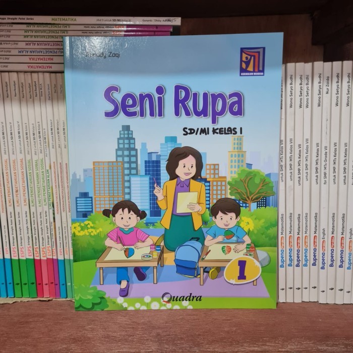 

New Buku SD Seni Rupa Kelas 1 2 3 4 5 6 Kurikulum Merdeka Quadra