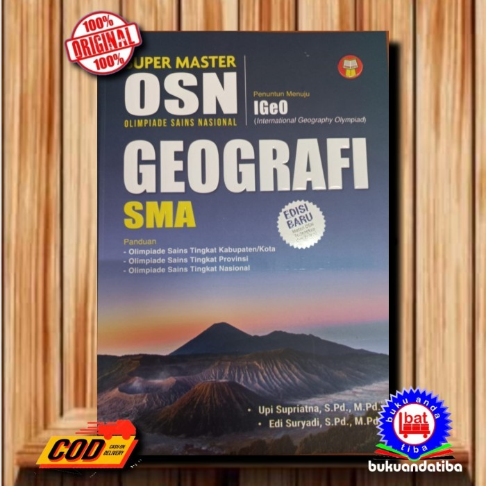 

BOOM SALE BUKU SUPER MASTER KSN (KOMPETISI SAINS NASIONAL) GEOGRAFI SMA/MA