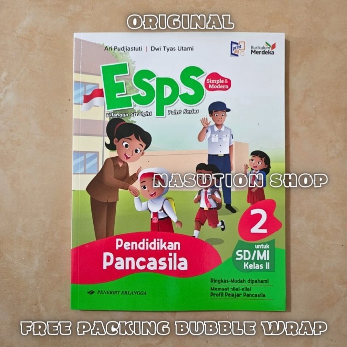 

BIG PROMO Buku Esps Pendidikan Pancasila Kelas 2 SD/MI Erlangga Kur Merdeka KM
