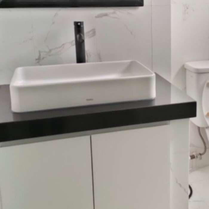 Wastafel meja TOTO ORI lw 952 j paket lengkap /Washtafel lw952 putih