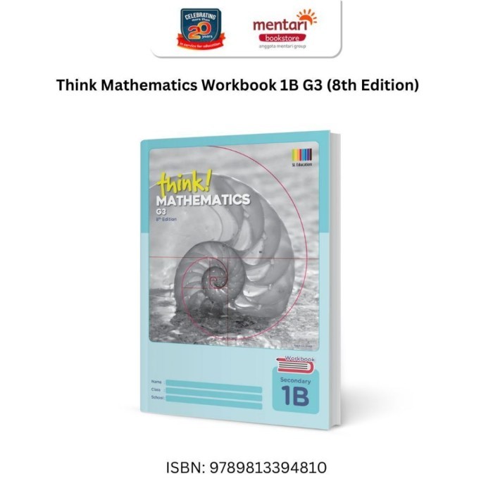 

LANGSUNG KIRIM Think! Maths Secondary Buku Pelajaran Matematika SMP