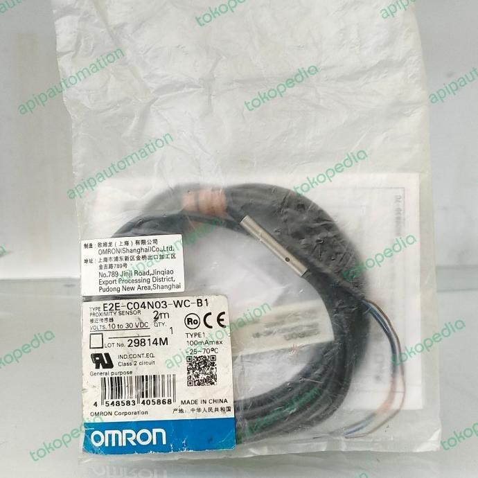 OMRON PROXIMITY SENSOR E2E-C04N03-WC-B1 2M